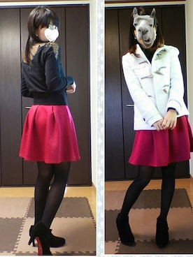 「KOBE LETTUCE」｜「アイテム（その他）」を使った、やなぎさん（レディース・160cm）の冬コーディネート