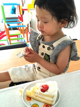 うりんこ。さん（キッズ・90cm）の春コーディネート