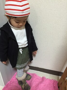 「春意識」｜miperoさん（キッズ・70cm）の春コーディネート