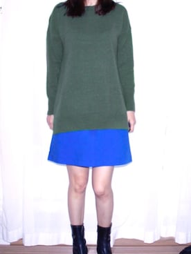 「SONOMITSU（ソノミツ）のアイテム」を使った、ユーコさん（レディース・166cm）の秋コーディネート