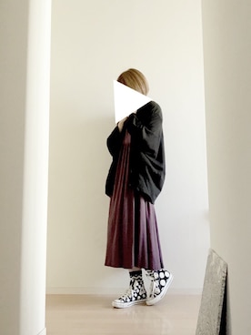「ドルマン」｜「アイテム（その他アウター）」を使った、maimaさん（レディース・161cm）の秋コーディネート