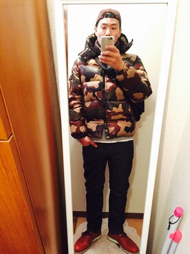 「zucca」｜「アイテム（ダウンジャケット/コート）」を使った、Kento Shibataさん（メンズ・174cm）の冬コーディネート