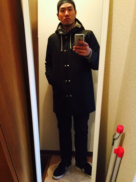 「stutterheim」｜Kento Shibataさん（メンズ・174cm）の冬コーディネート