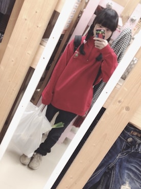 「ネギ」｜京香さん（レディース・151cm）の冬コーディネート