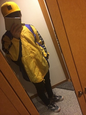 「アイテム（ジャージ）」を使った、やっすーさん（メンズ・169cm・10代）の冬コーディネート