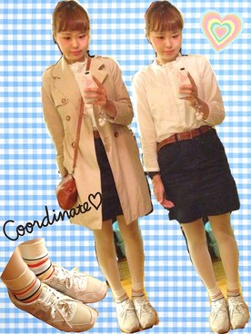 「SM2（エスエムツー）のブラウス（シャツ/ブラウス、ホワイト系）」を使った、ぽんかなさん（レディース・164cm）の夏コーディネート