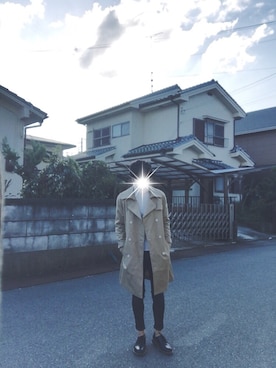 「Dr. Martens（ドクターマーチン）のDr.Martens (ドクターマーチン)/1461 3EYE GIBSON SHOES（その他シューズ）」を使った、としきさん（メンズ・178cm）の冬コーディネート