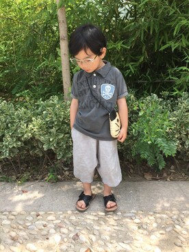 「shuca（シュカ）のアイテム（パンツ）」を使った、nonnoyさん（レディース・171cm）の夏コーディネート