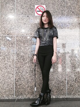「wearsg」｜「アイテム（ブーツ）」を使った、ETRTさん（レディース・160cm）の冬コーディネート