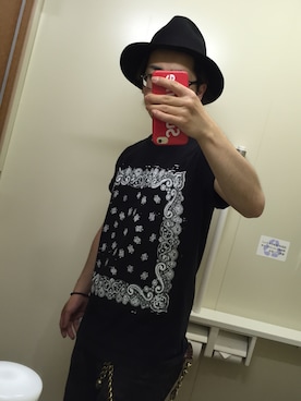 「アイテム（ウォレットチェーン）」を使った、ryuji103さん（メンズ・165cm）の冬コーディネート