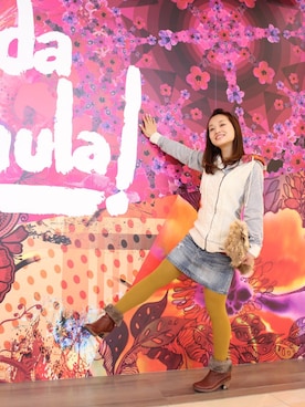 「Desigual（デシグアル）のアイテム（トップス）」を使った、MINORIさん（レディース・153cm）の秋コーディネート