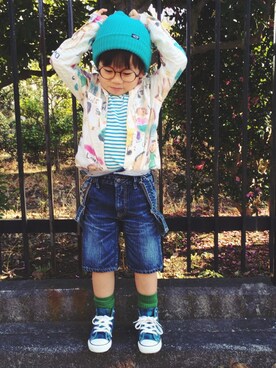 「DDのアイテム」を使った、raimayumaさん（キッズ・110cm）の冬コーディネート