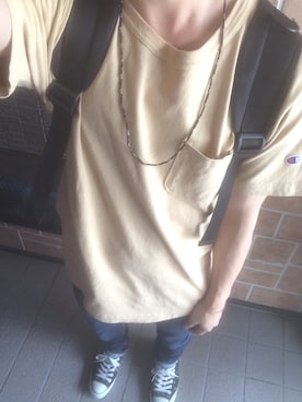 「アイテム（バングル/リストバンド）」を使った、ryoさん（メンズ・165cm・10代）の夏コーディネート