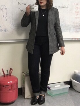「rag & bone（ラグアンドボーン）のアイテム（スーツジャケット）」を使った、mandarkさん（レディース・157cm）の秋コーディネート