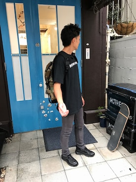「DC SHOES（ディーシーシューズ）のアイテム（その他パンツ）」を使った、ヨスィーさん（メンズ・178cm）の秋コーディネート