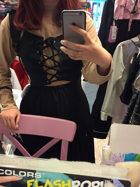 「mixxmixのアイテム（その他トップス）」を使った、KOTONEさん（レディース・163cm）の冬コーディネート