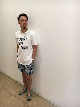 Mitsuhiro Tamuraさん（メンズ・172cm）の夏コーディネート