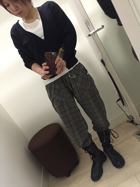 「Paul Smith（ポールスミス）のアイテム（その他アウター）」を使った、yuccaさん（レディース・153cm）の秋コーディネート