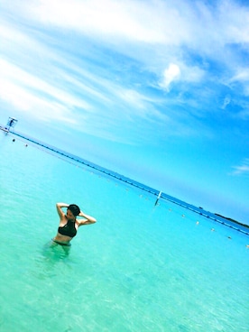 「アイテム（水着）」を使った、anさん（レディース・151cm）の夏コーディネート
