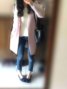 「TITTY&CO.（ティティーアンドコー）のアイテム（その他アウター）」を使った、Izumi＊＊さん（レディース・165cm）の冬コーディネート