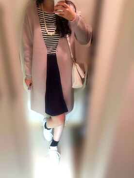 「TITTY&CO.（ティティーアンドコー）のアイテム（その他アウター）」を使った、Izumi＊＊さん（レディース・165cm）の春コーディネート