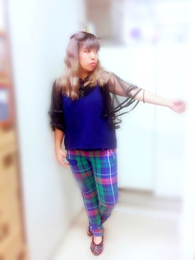 「Rccat（アールシーキャット）のアイテム（シューズ）」を使った、ア オ ピ ♩さん（レディース・153cm）の秋コーディネート