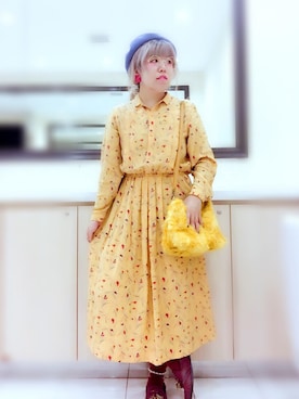 「Rccat（アールシーキャット）のアイテム（シューズ）」を使った、ア オ ピ ♩さん（レディース・153cm）の秋コーディネート