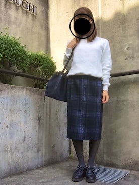 「パラブーツ」｜「アイテム（スウェット）」を使った、aa＊さん（レディース・158cm）の秋コーディネート
