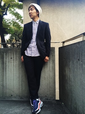 「アイテム（腕時計）」を使った、imaiiさん（メンズ・170cm・20代）の冬コーディネート