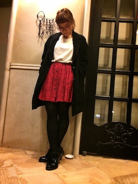 「アイテム（チェスターコート）」を使った、imaiiさん（レディース・155cm・20代）の冬コーディネート