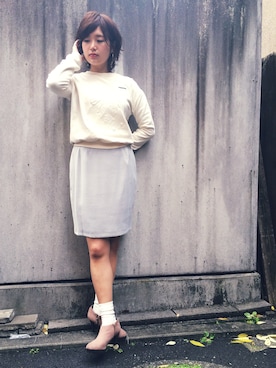 「Tabio（タビオ）のアイテム」を使った、imaiiさん（レディース・162cm）の冬コーディネート