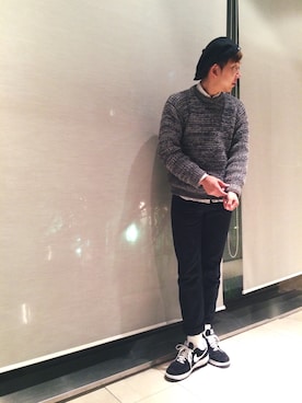 「アイテム（ハンチング/ベレー帽）」を使った、imaiiさん（メンズ・170cm・20代）の冬コーディネート