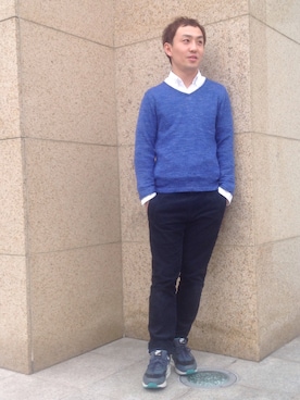 「Tabio（タビオ）のアイテム」を使った、imaiiさん（メンズ・165cm）の冬コーディネート