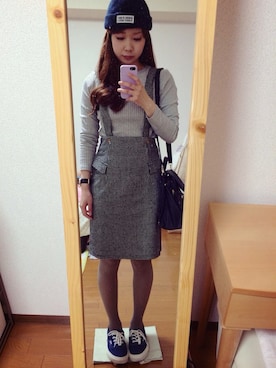 「LOWLYS FARM」｜atsukoさん（レディース・158cm）の春コーディネート