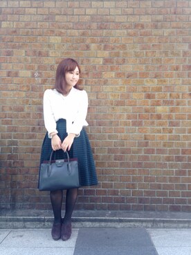 「コーディネート」｜「アイテム（ブーティ）」を使った、msさん（レディース・150cm）の秋コーディネート