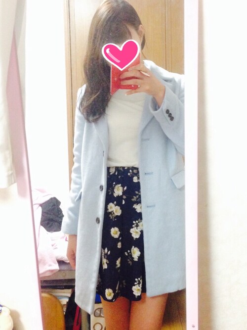 莉沙 Guのチェスターコートを使ったコーディネート Wear