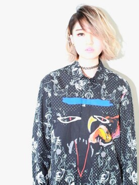 「M.Y.O.B（エム.ワイ.オー.ビー）のアイテム（アクセサリー）」を使った、HZP.さん（レディース・163cm）の秋コーディネート