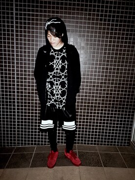 「KTZ（ケイティーゼット）のアイテム（キャップ）」を使った、Яөія﻿aさん（メンズ・174cm）の夏コーディネート