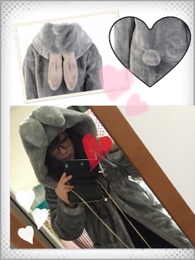 「すっぴん」｜「アイテム（ジャケット/アウター）」を使った、Amryさん（レディース・158cm）の冬コーディネート