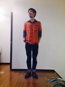 「FREAK'S STORE（フリークスストア）のアイテム（その他）」を使った、三村 朋久さん（メンズ・172cm）の春コーディネート