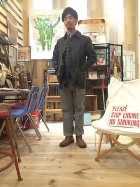 「FREAK'S STORE（フリークスストア）のアイテム（その他）」を使った、三村 朋久さん（メンズ・172cm）の秋コーディネート