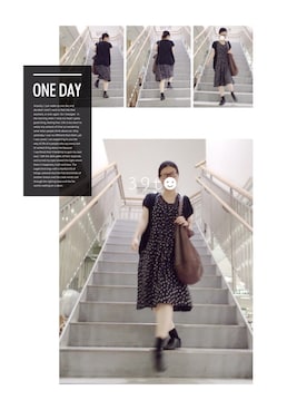 「pas de calais（パドカレ）のアイテム（ワンピース/ドレス）」を使った、39t.◡̈⃝さん（レディース・153cm）の夏コーディネート