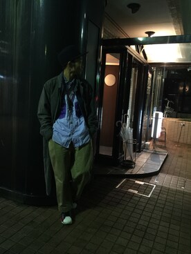 「アイテム（その他アウター）」を使った、北村修一さん（メンズ・166cm・30代）の秋コーディネート