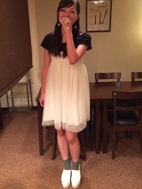 「コーディネート」｜「アイテム（ブーティ）」を使った、紀子さん（レディース・163cm）の夏コーディネート