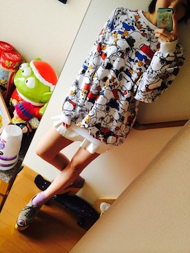 「dazzlin（ダズリン）のアイテム（ブーティ）」を使った、紀子さん（レディース・163cm）の秋コーディネート