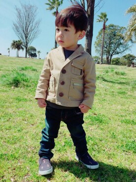 shk..kさん(キッズ・90cm)の春コーディネート