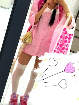 「milklim（milklim）のアイテム」を使った、maya🎀さん（レディース・162cm）の春コーディネート