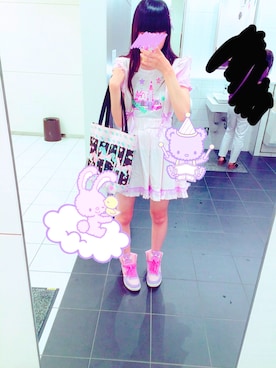 「Nile PERCH（ナイルパーチ）のアイテム（スカート）」を使った、maya🎀さん（レディース・162cm）の夏コーディネート