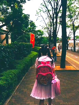 「Nile PERCH（ナイルパーチ）のアイテム（ワンピース/ドレス）」を使った、maya🎀さん（レディース・162cm）の夏コーディネート