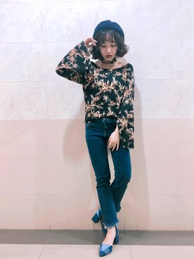 「sweesa（スウィーサ）のアイテム」を使った、yunchen0701さん（レディース・153cm）の秋コーディネート